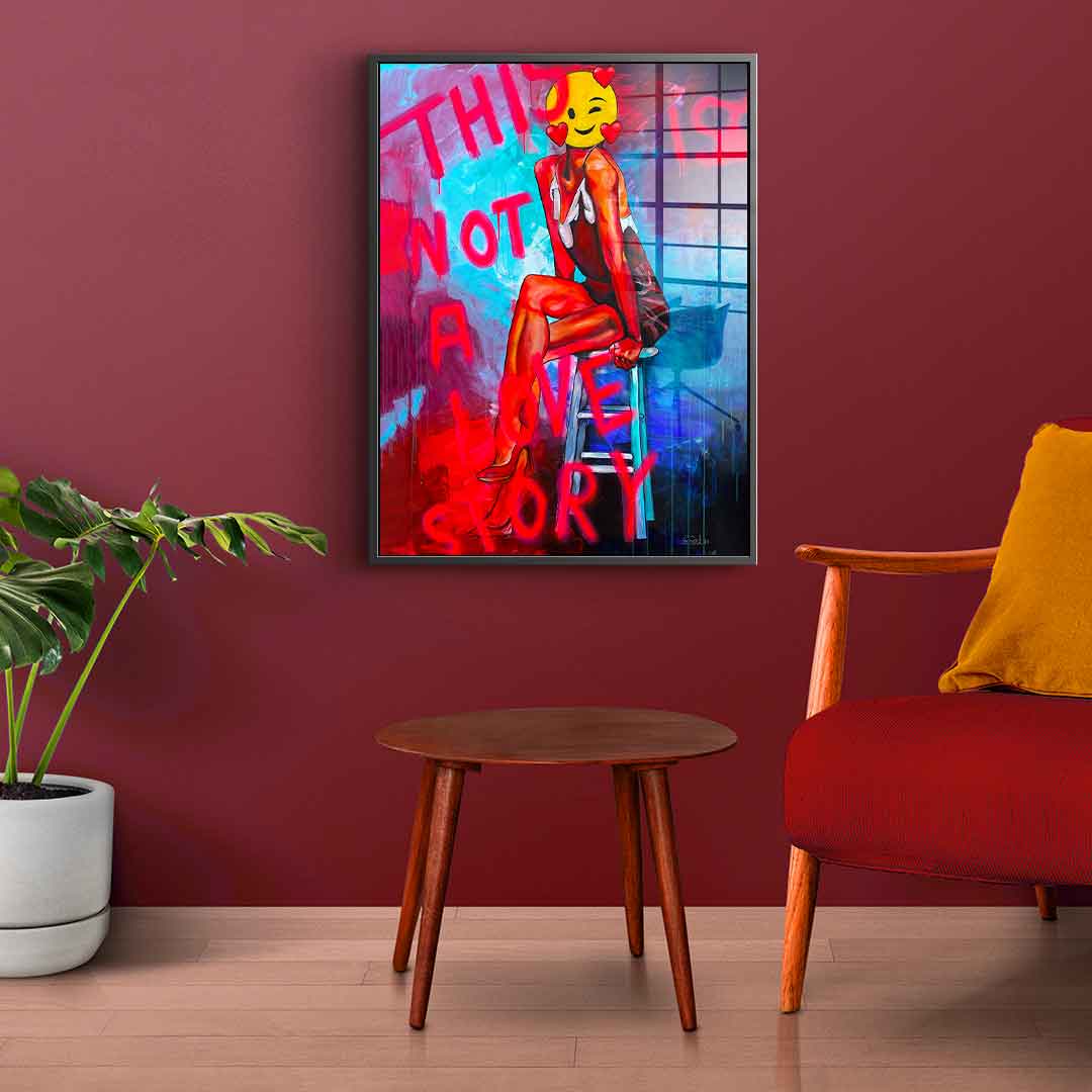 This is not a love story - acrylic glass