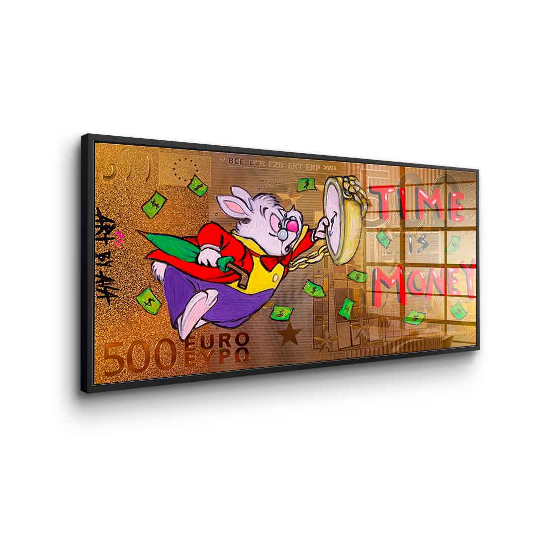 Time is money - acrylic glass