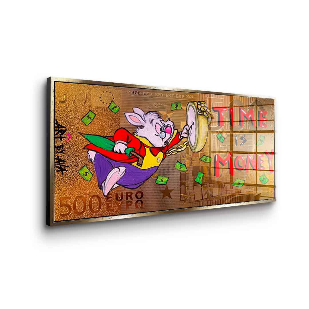 Time is money - acrylic glass