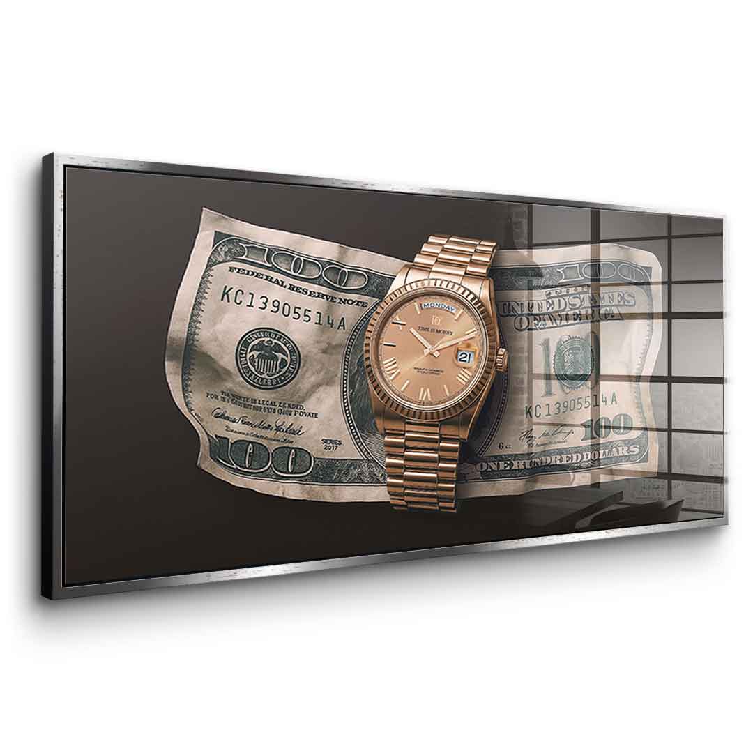Time is Money - Acrylglas