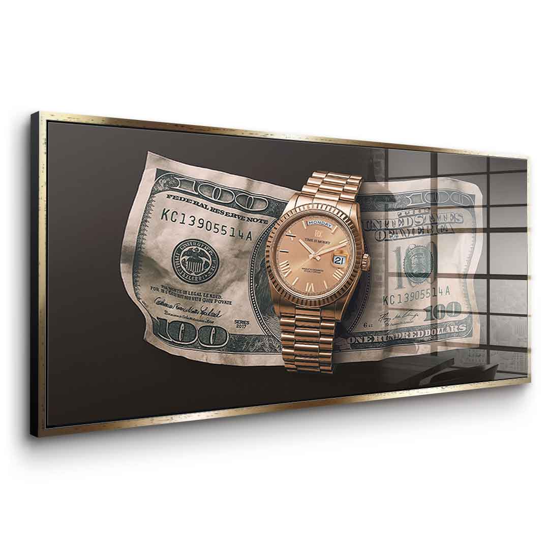 Time is Money - Acrylglas