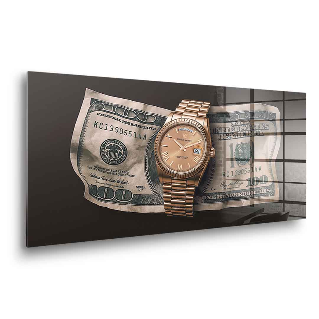 Time is Money - Acrylglas