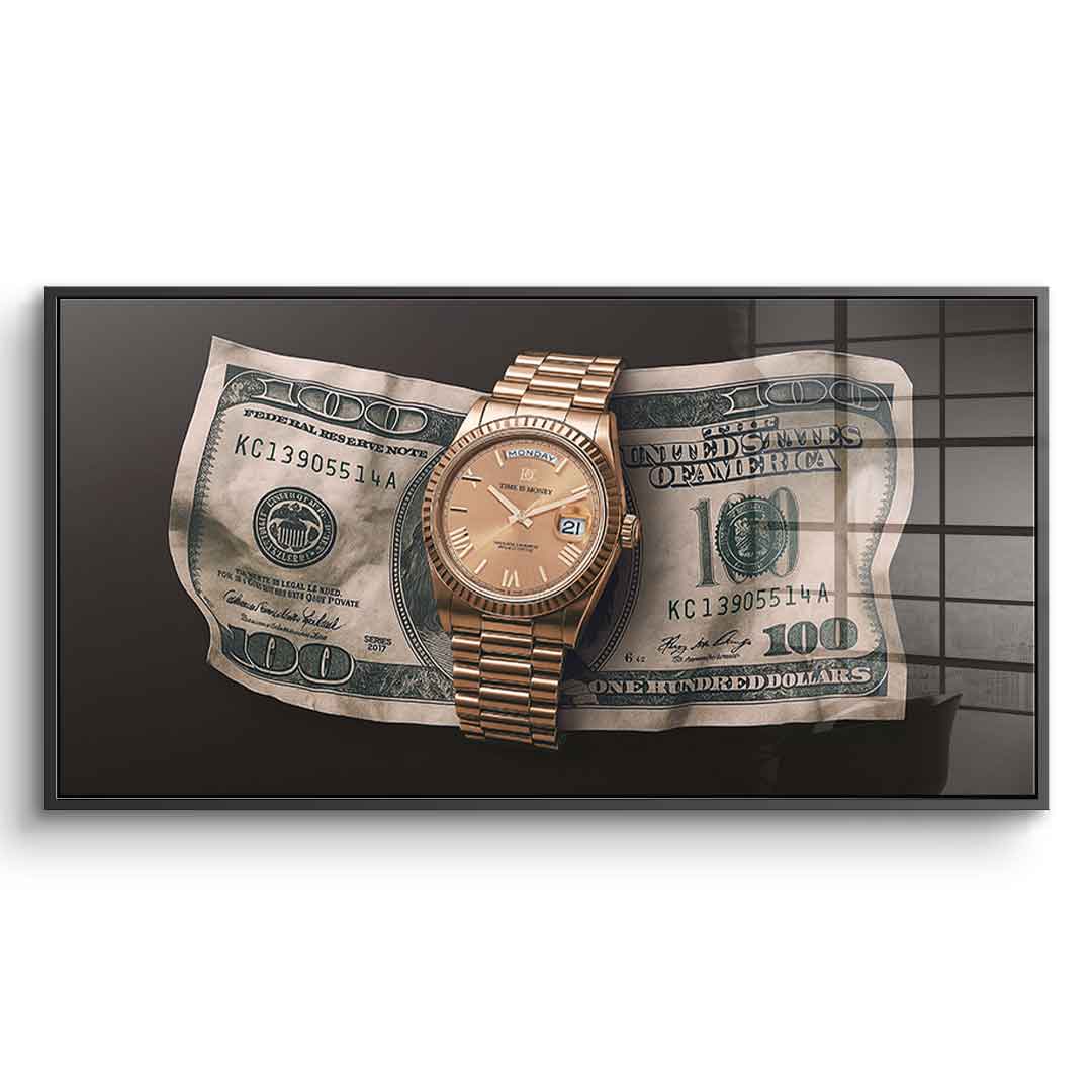 Time is Money - Acrylglas