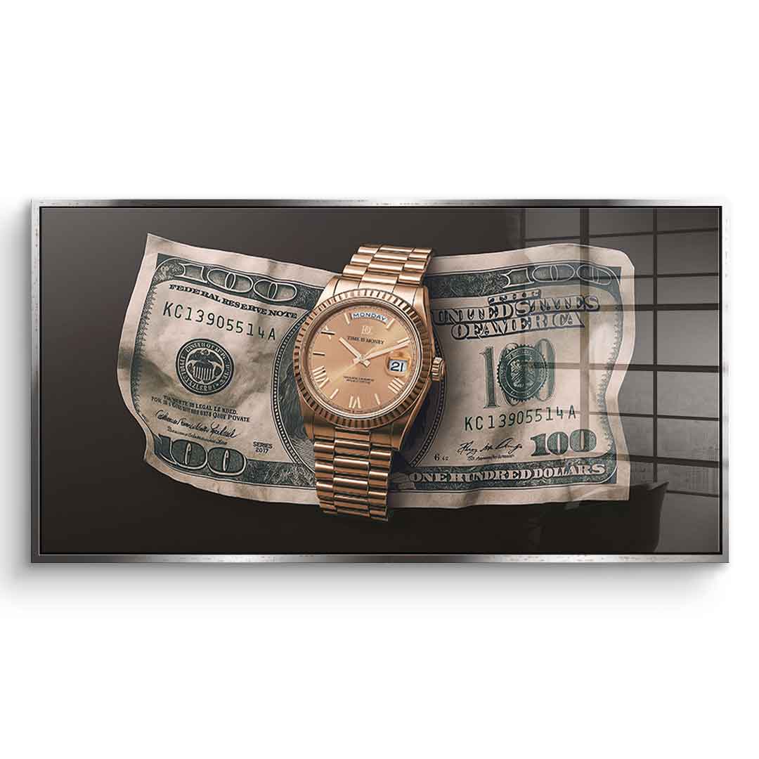Time is Money - Acrylglas