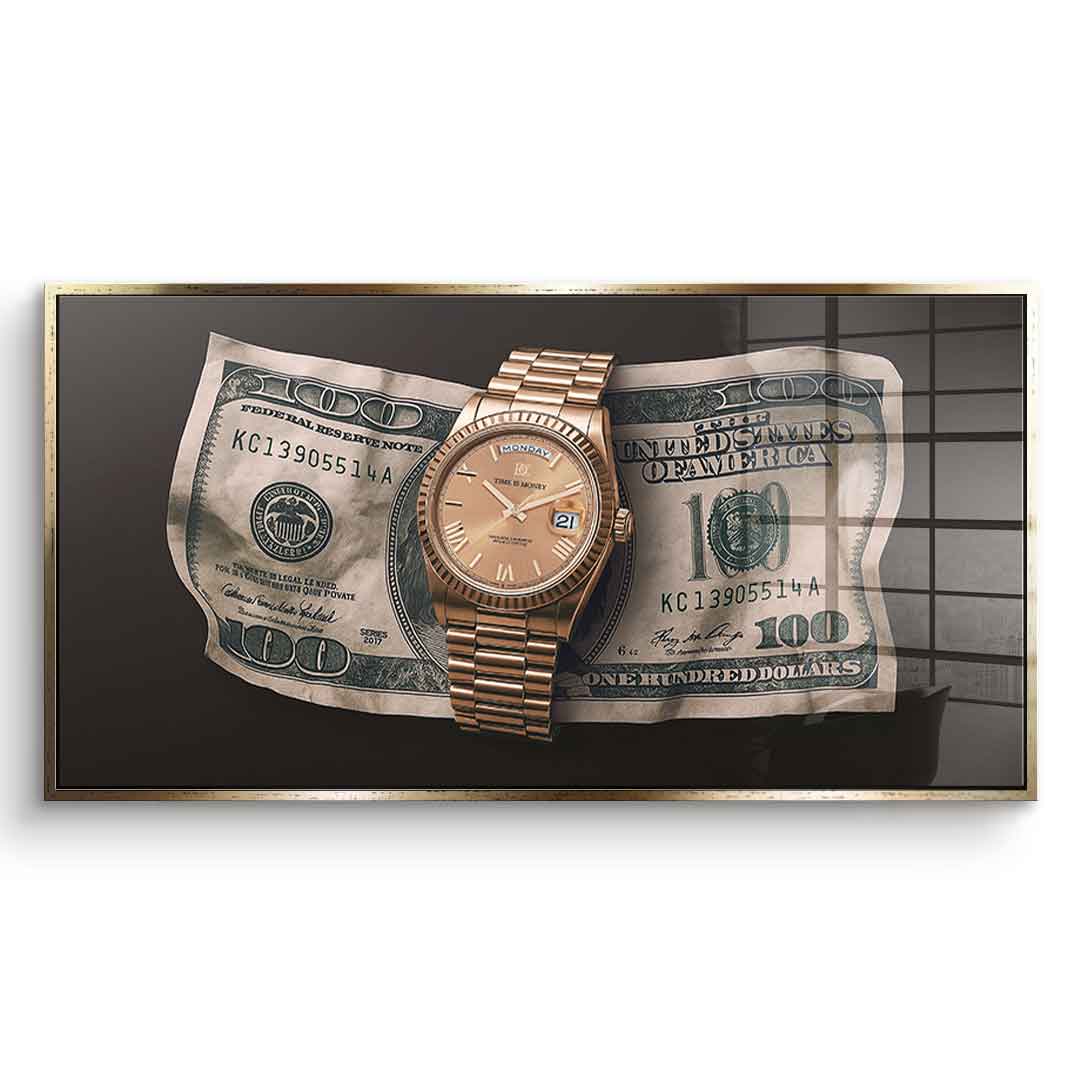 Time is Money - Acrylglas