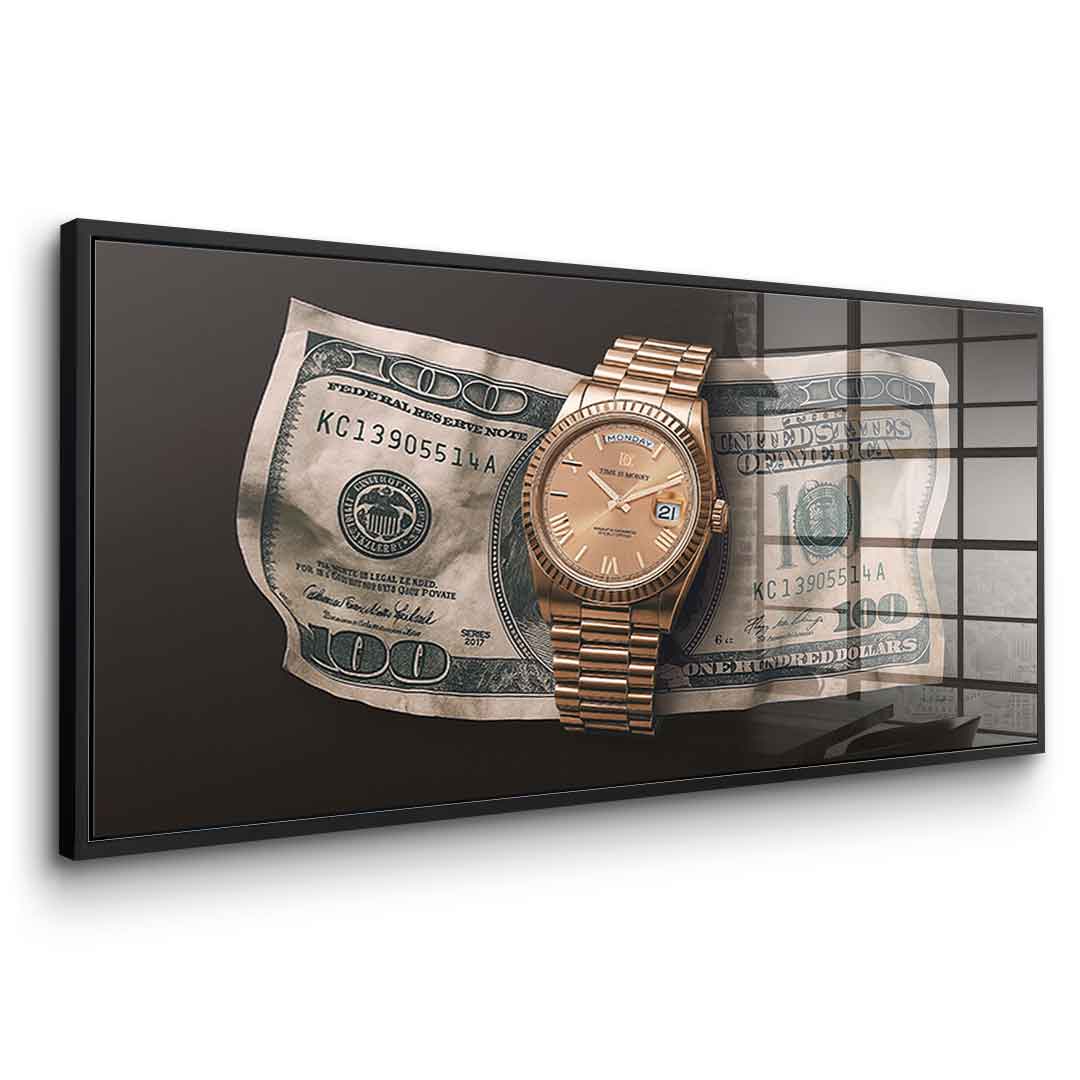 Time is Money - Acrylglas