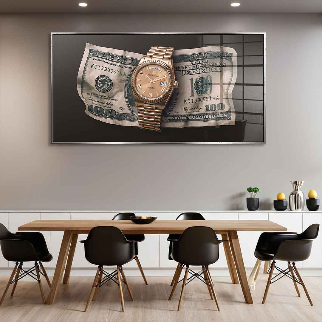 Time is Money - Acrylglas