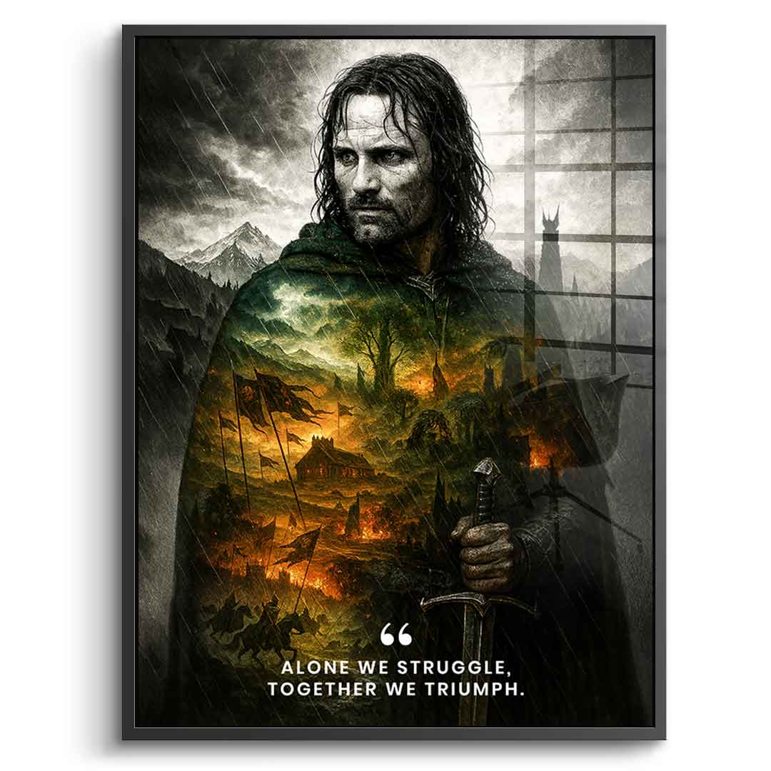 Together We Triumph - Acrylglas
