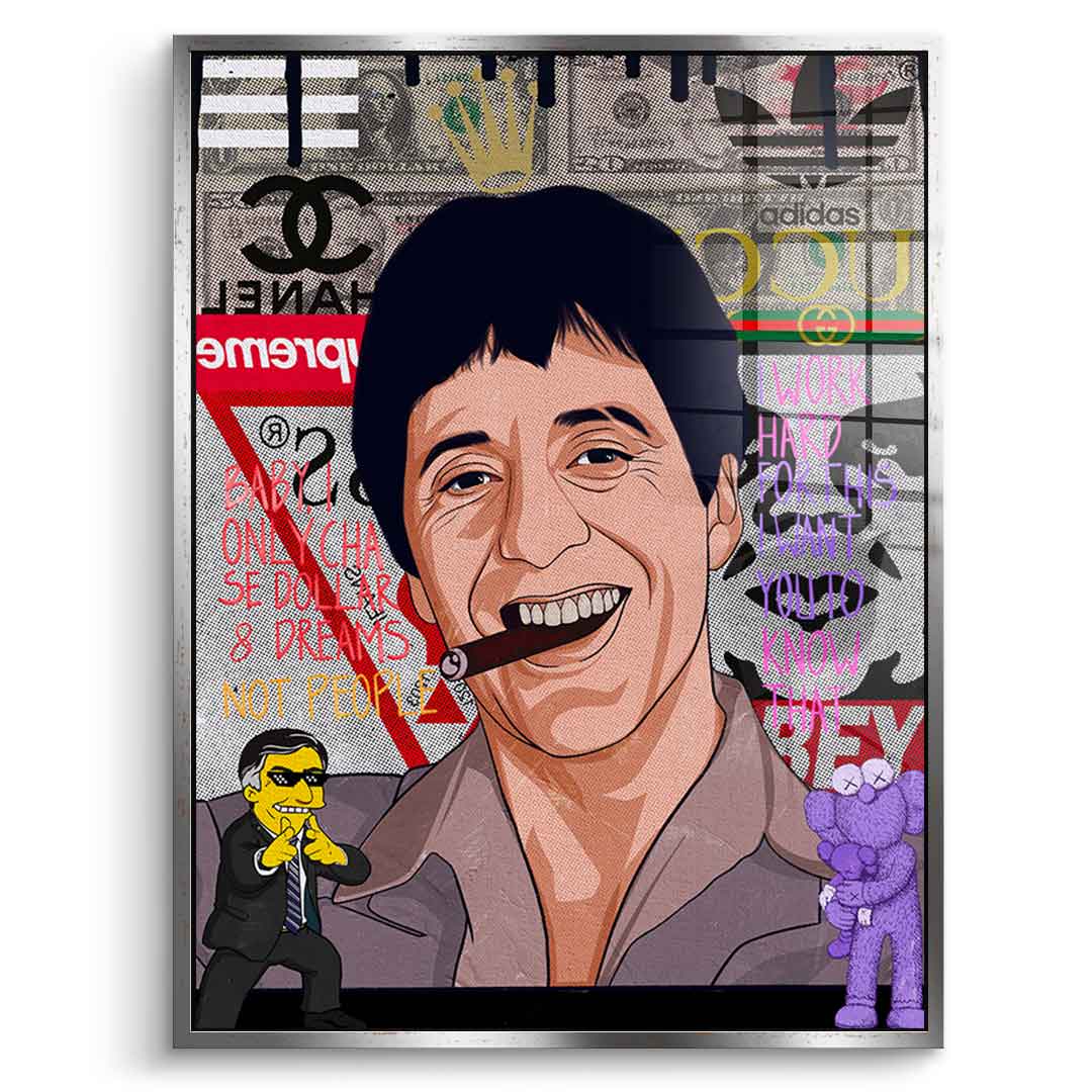 Tony Montana - Acrylglas