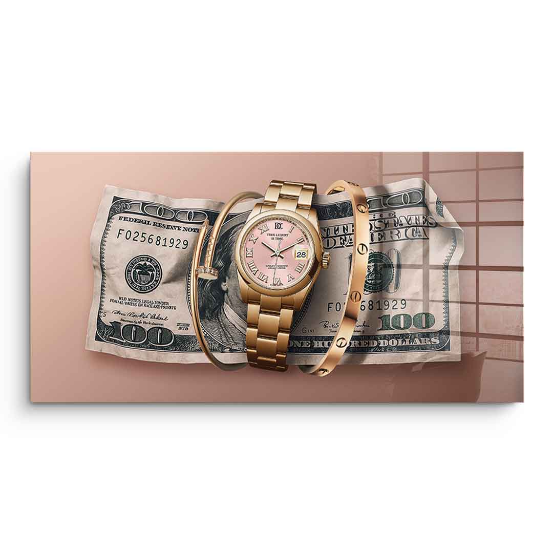 True Luxury is Time - Acrylglas