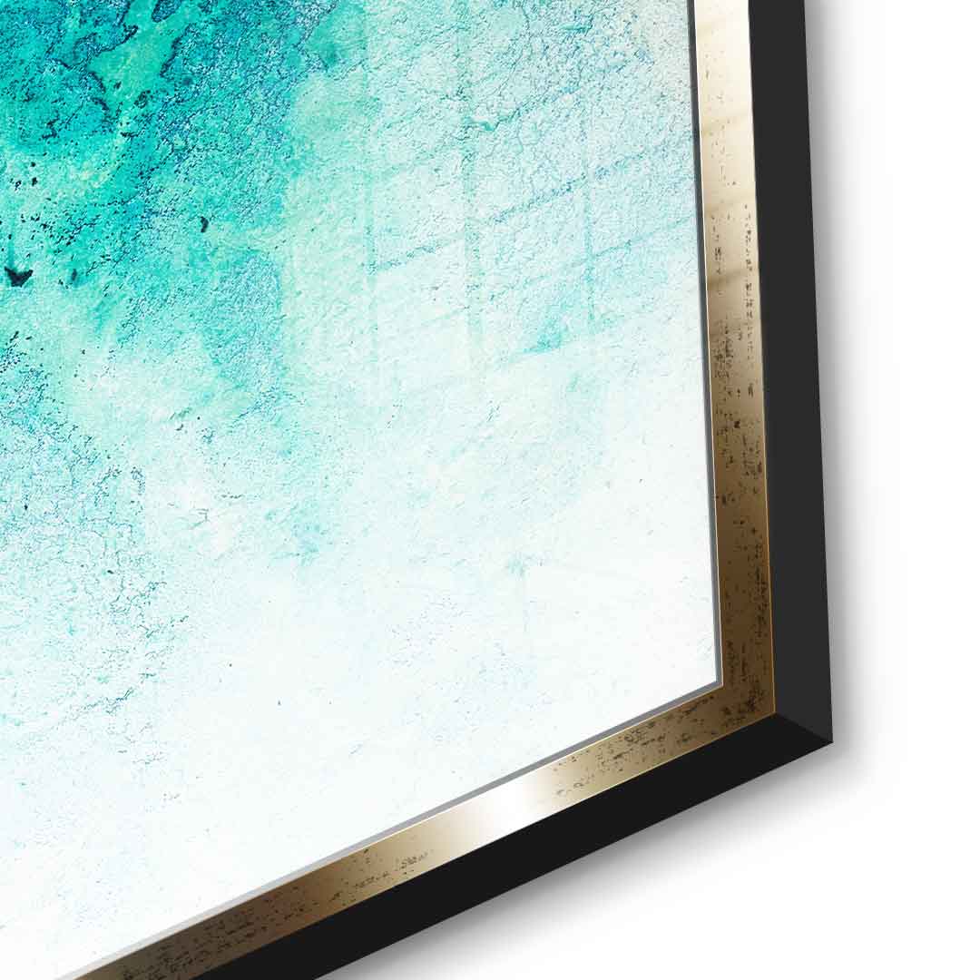 Turquoise Whispering - Acrylglas