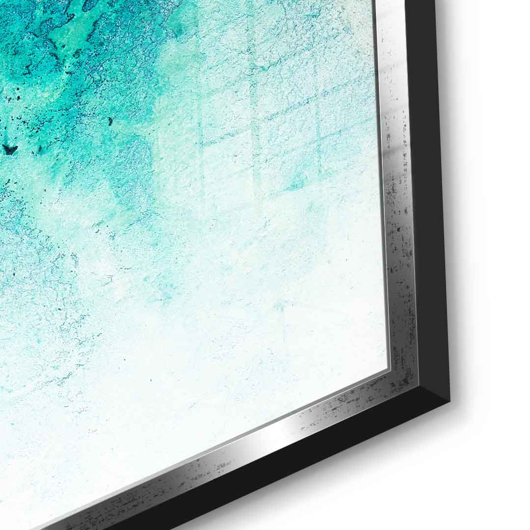 Turquoise Whispering - Acrylglas