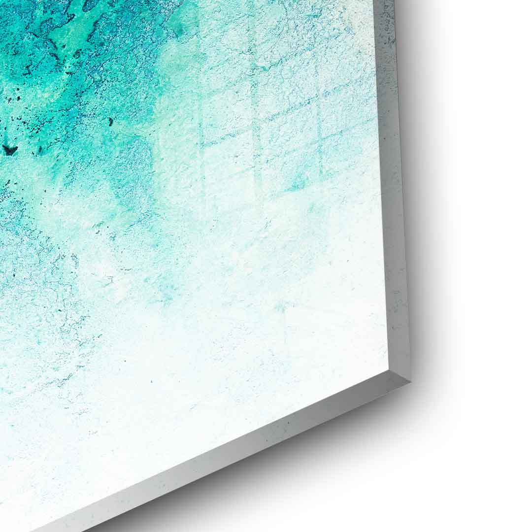 Turquoise Whispering - Acrylglas