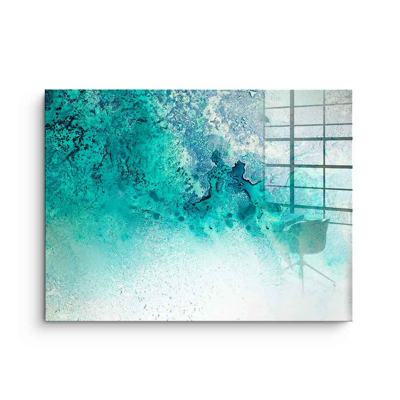 Turquoise Whispering - Acrylglas