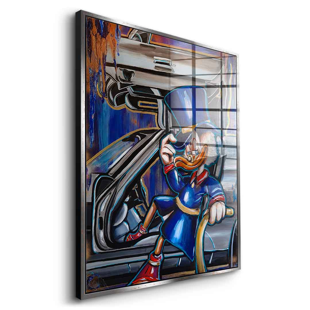 Uncle scrooge - acrylic glass