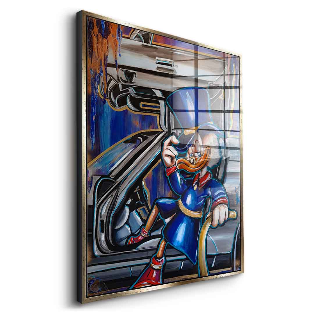 Uncle scrooge - acrylic glass