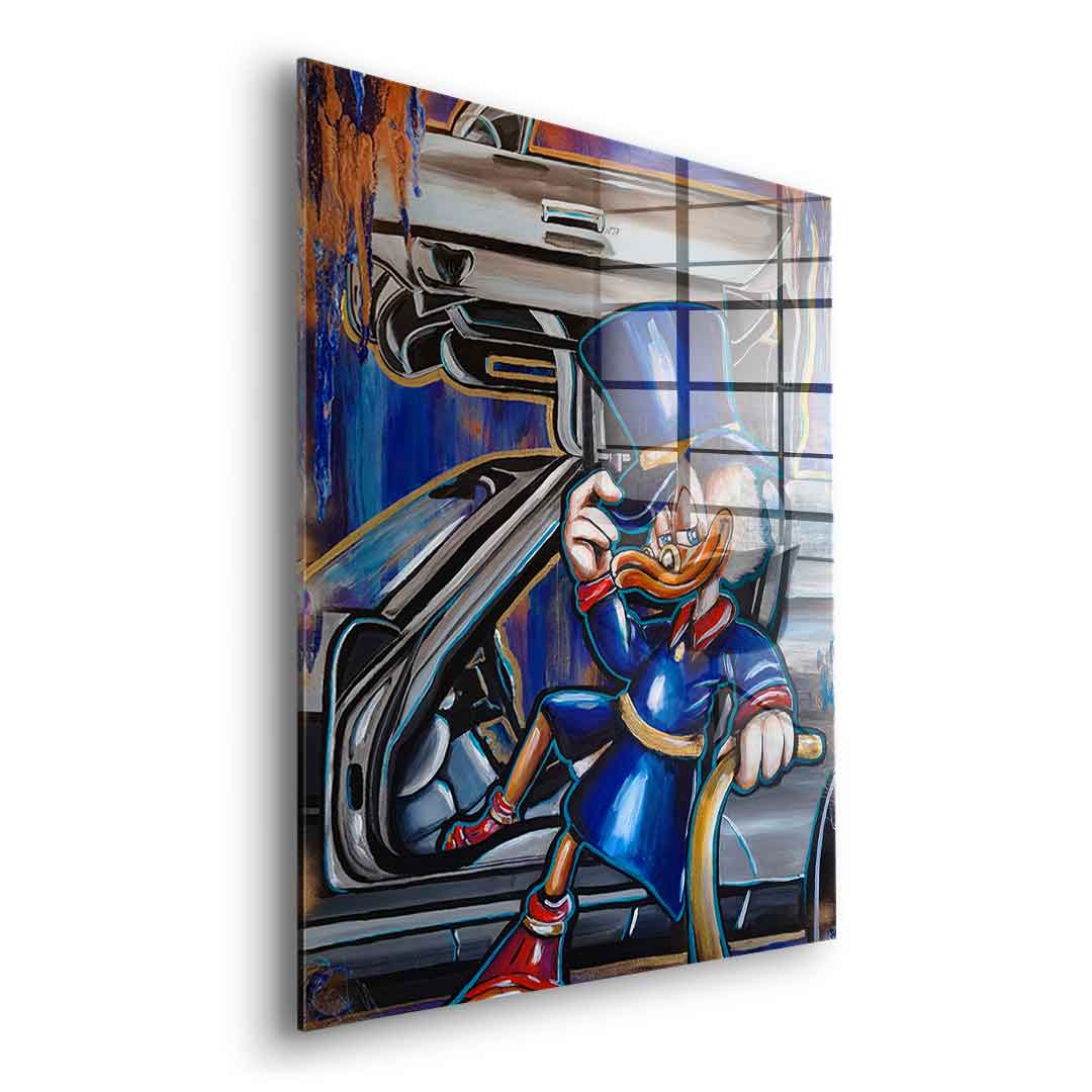Uncle scrooge - acrylic glass