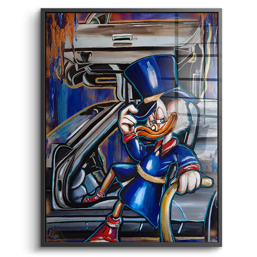 Uncle scrooge - acrylic glass