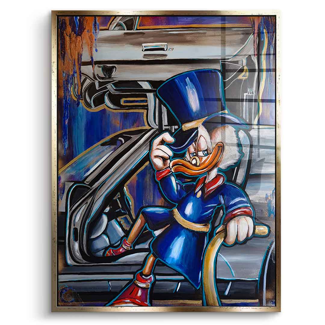 Uncle scrooge - acrylic glass