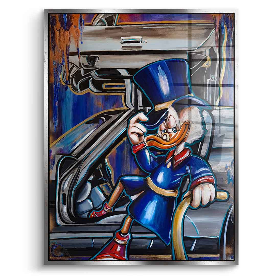 Uncle scrooge - acrylic glass