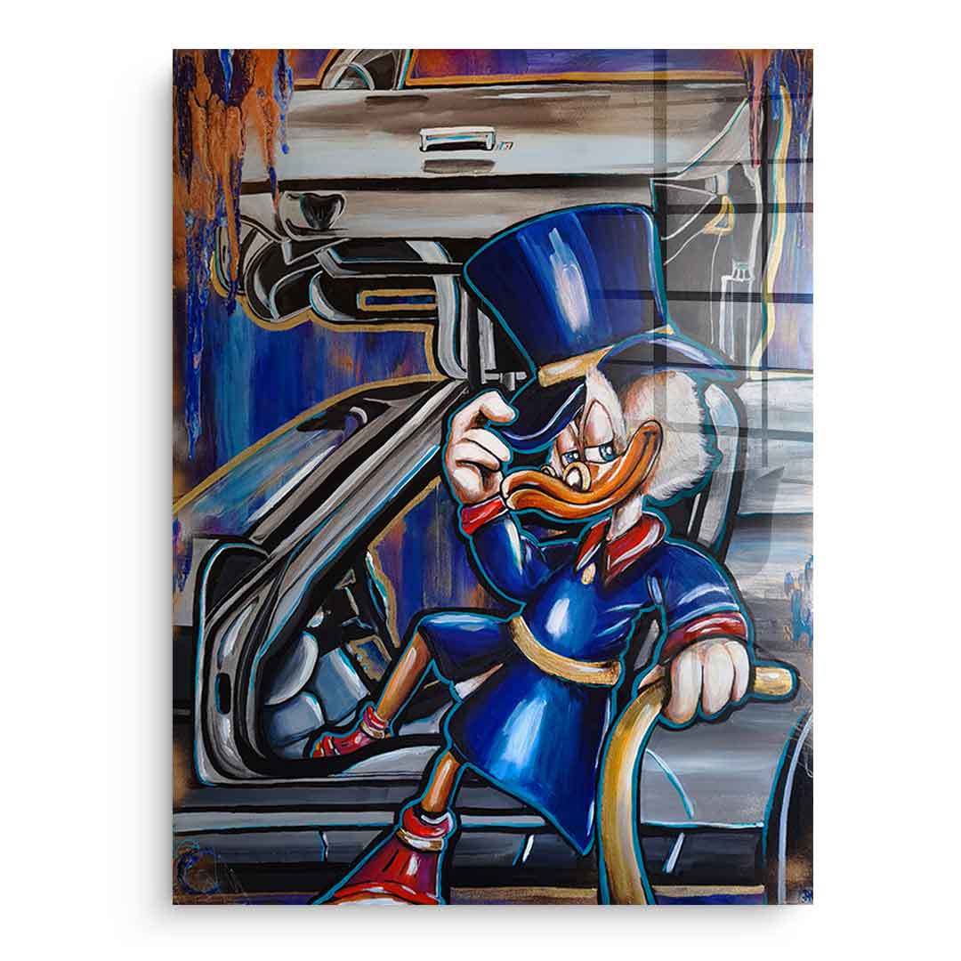Uncle scrooge - acrylic glass