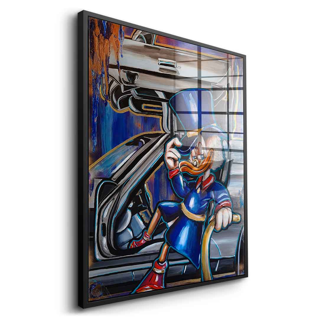 Uncle scrooge - acrylic glass