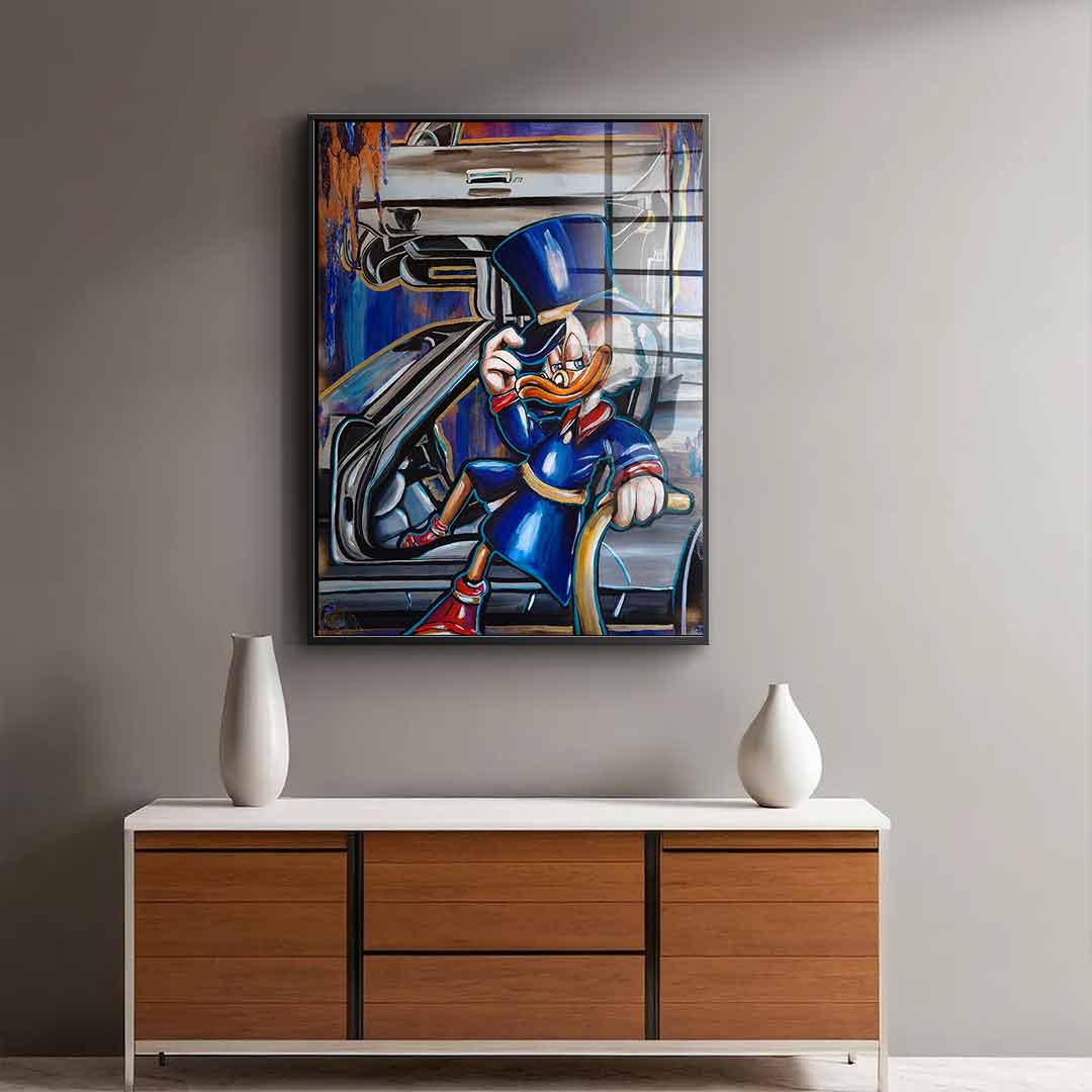 Uncle scrooge - acrylic glass