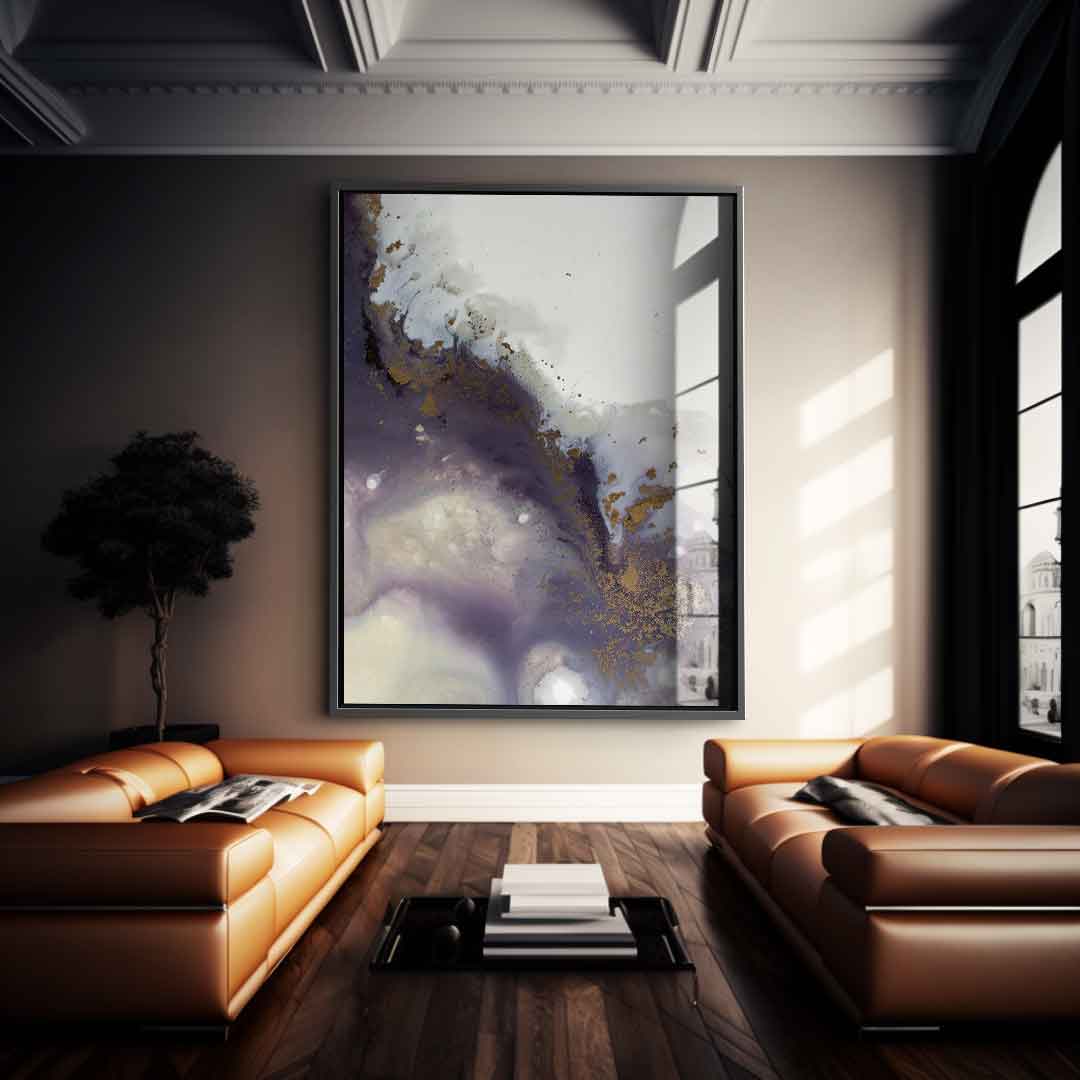 Violet Romance - Acrylglas