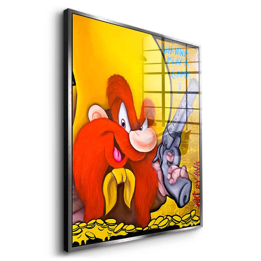 Wanna Play A Game - Acrylglas
