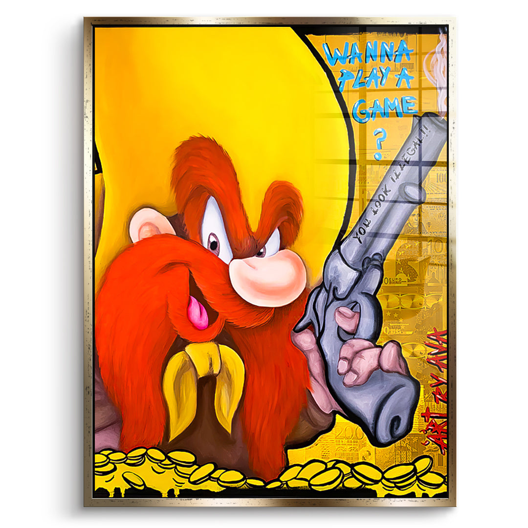 Wanna Play A Game - Acrylglas