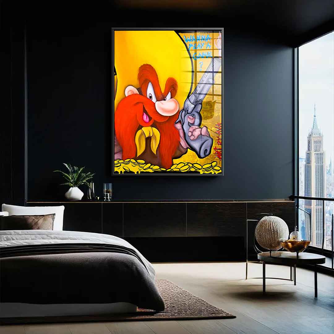 Wanna Play A Game - Acrylglas