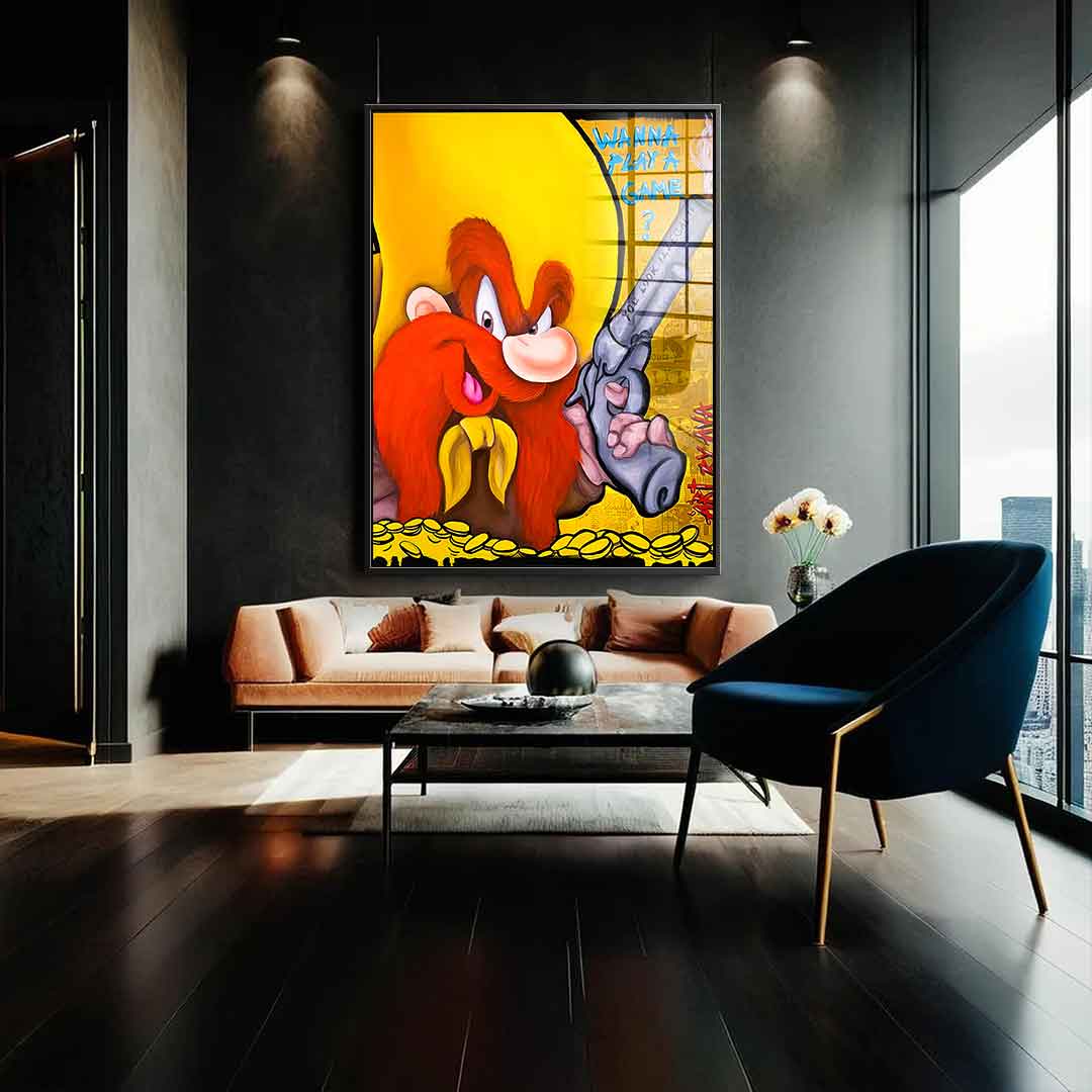 Wanna Play A Game - Acrylglas