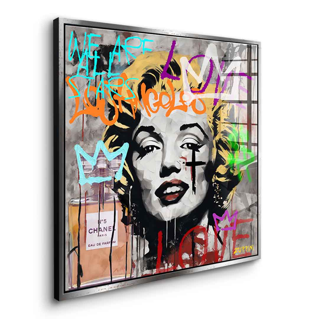 We are all stars - acrylic glass