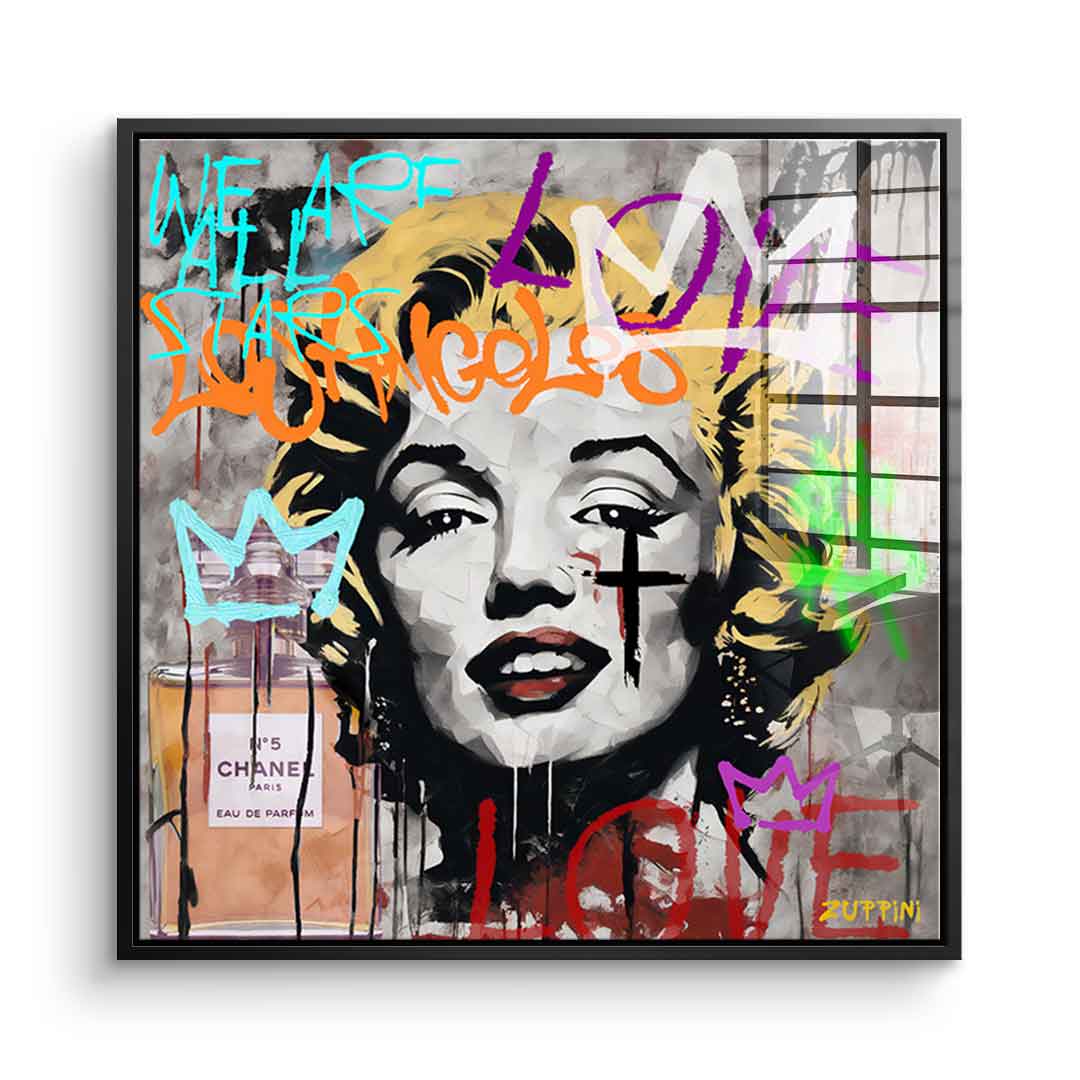 We are all stars - acrylic glass