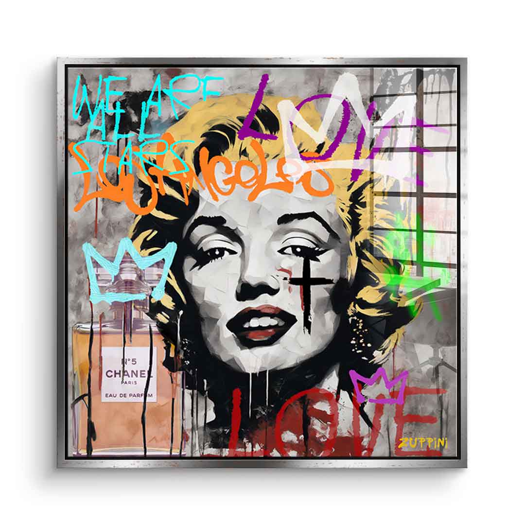 We are all stars - acrylic glass