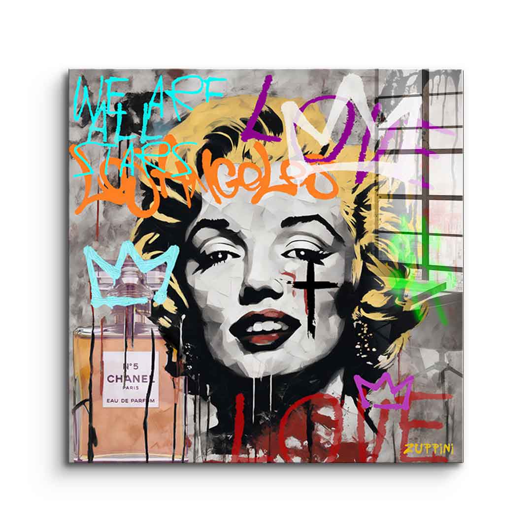 We are all stars - acrylic glass