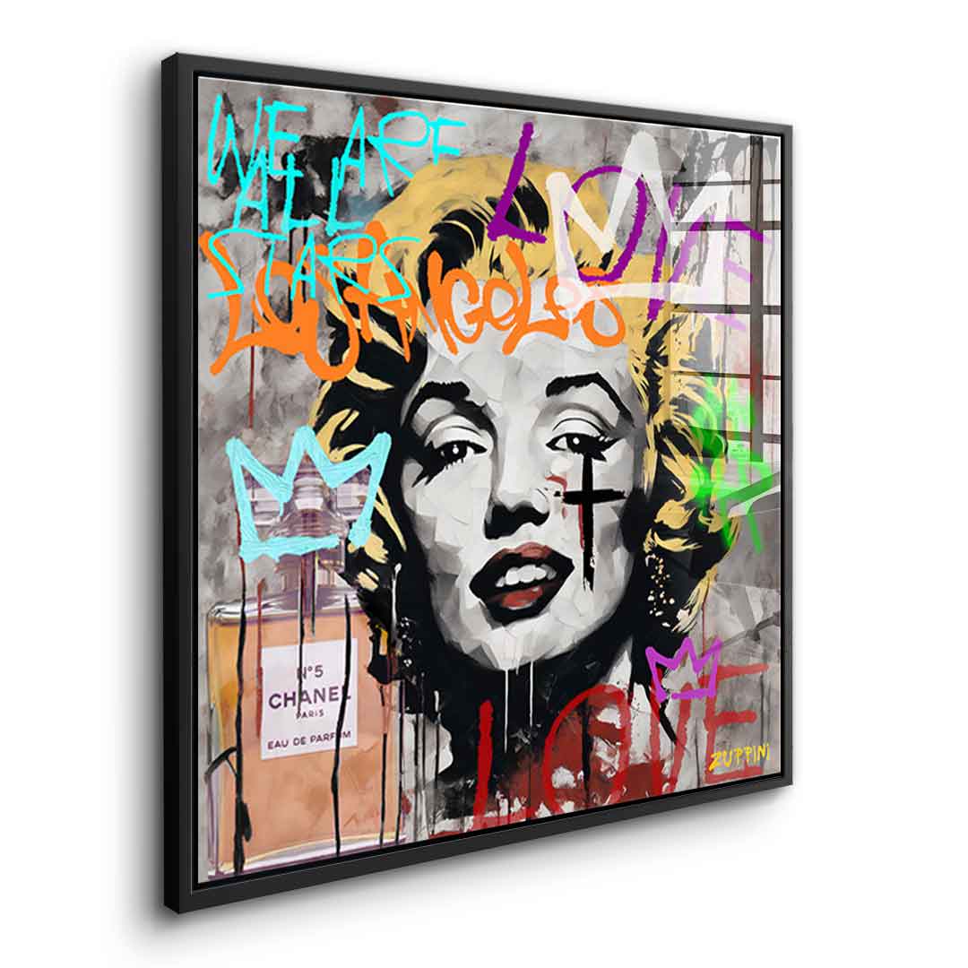 We are all stars - acrylic glass