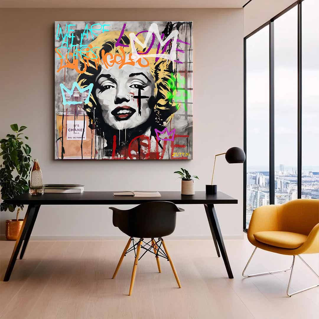 We are all stars - acrylic glass