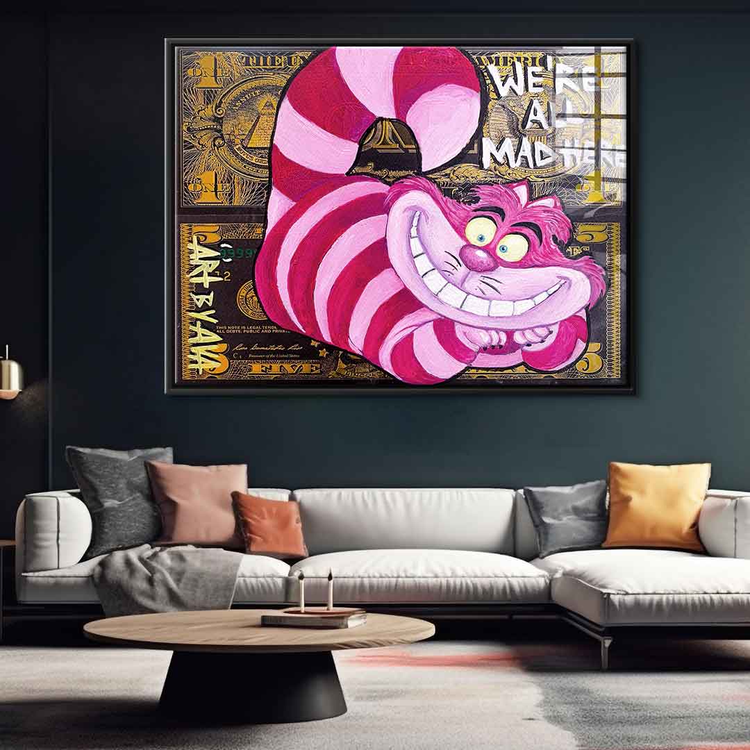 We´re All Mad Here - Acrylglas