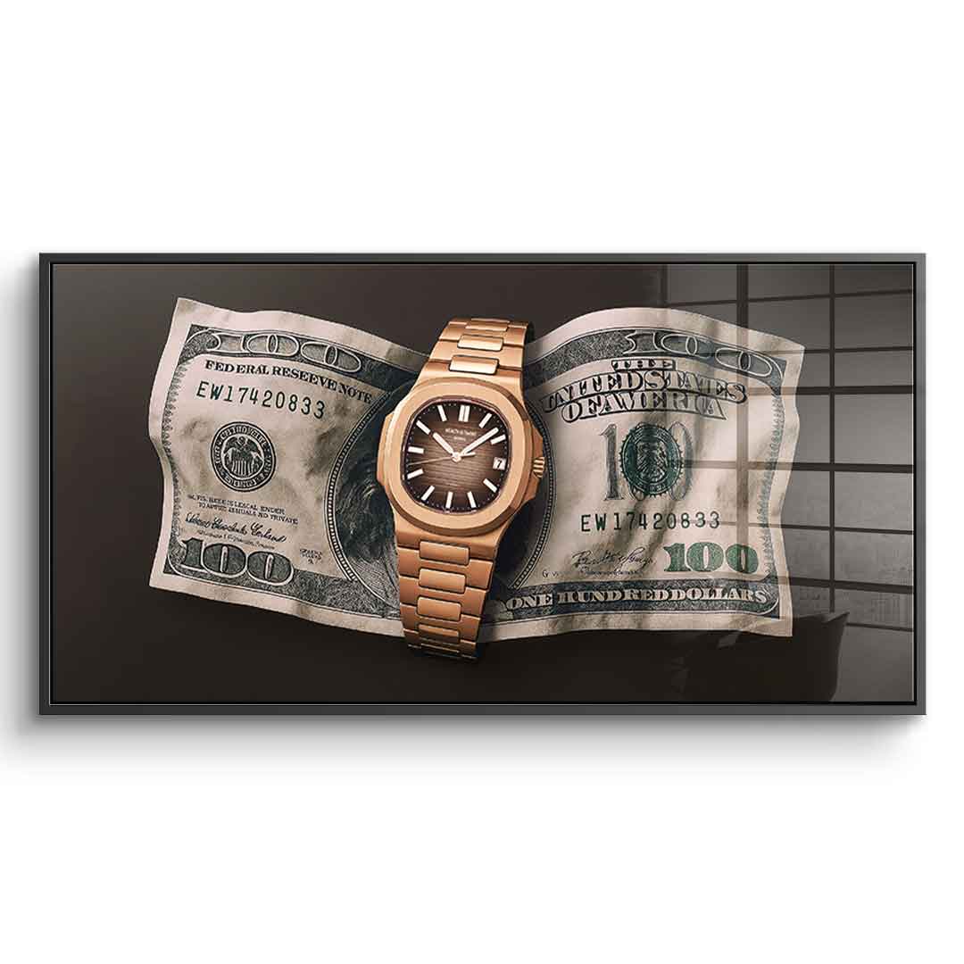 WEATTH is timing - acrylic glass
