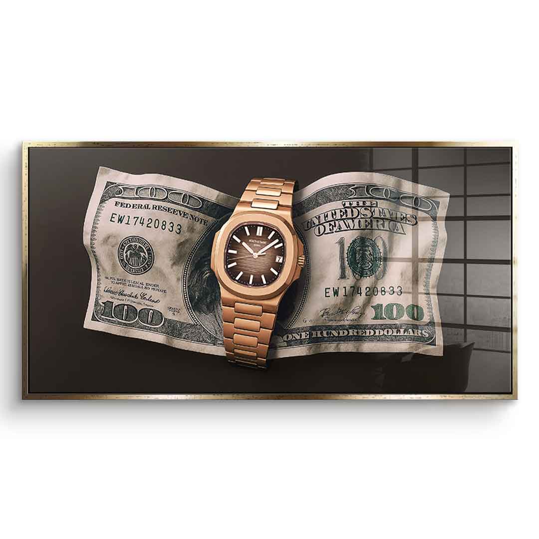WEATTH is timing - acrylic glass
