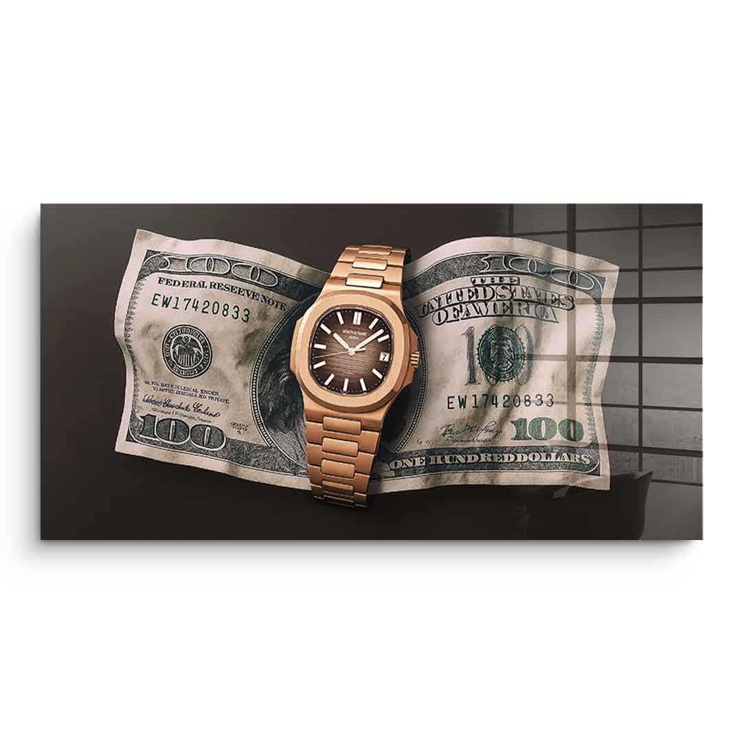 WEATTH is timing - acrylic glass