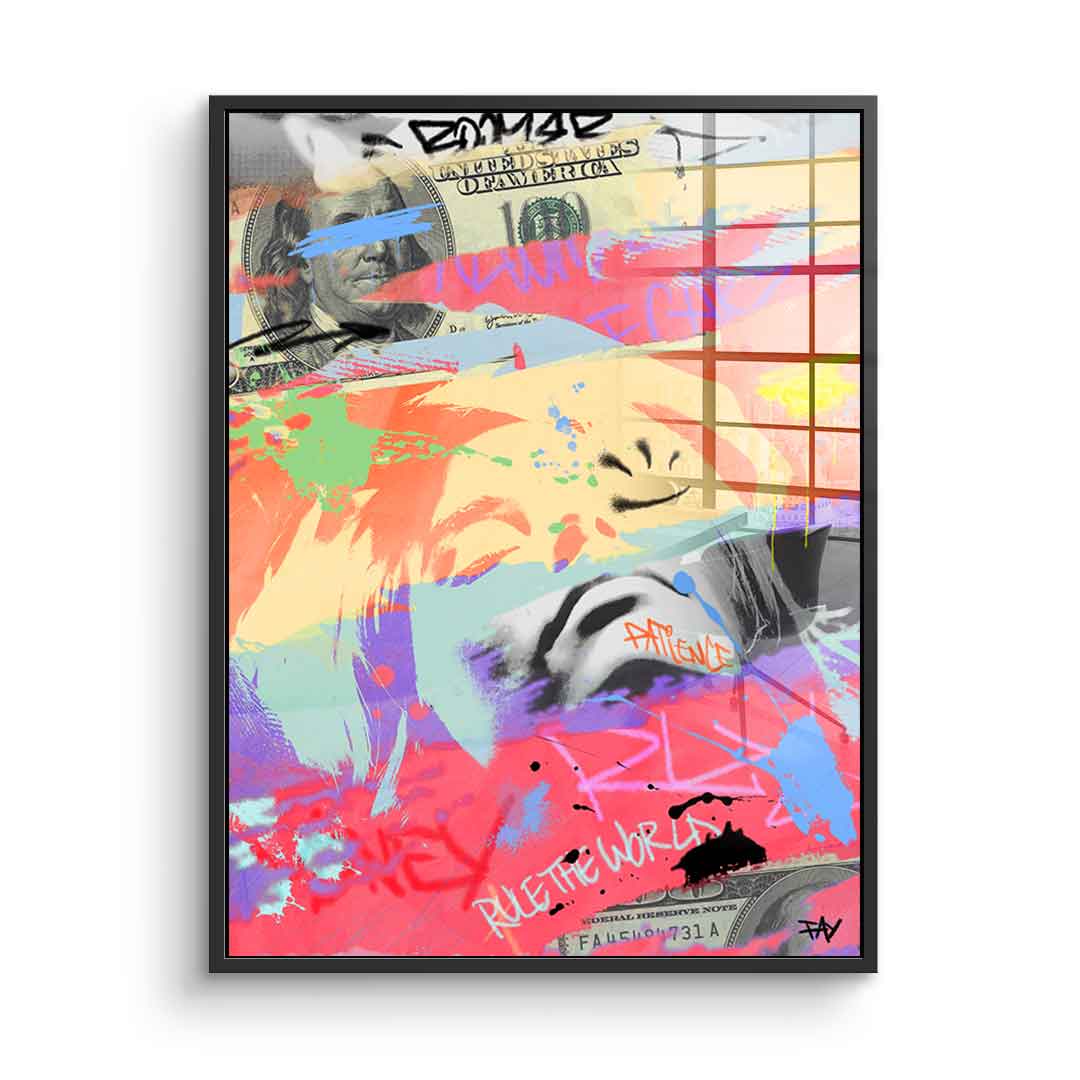 WEALTHY - acrylic glass
