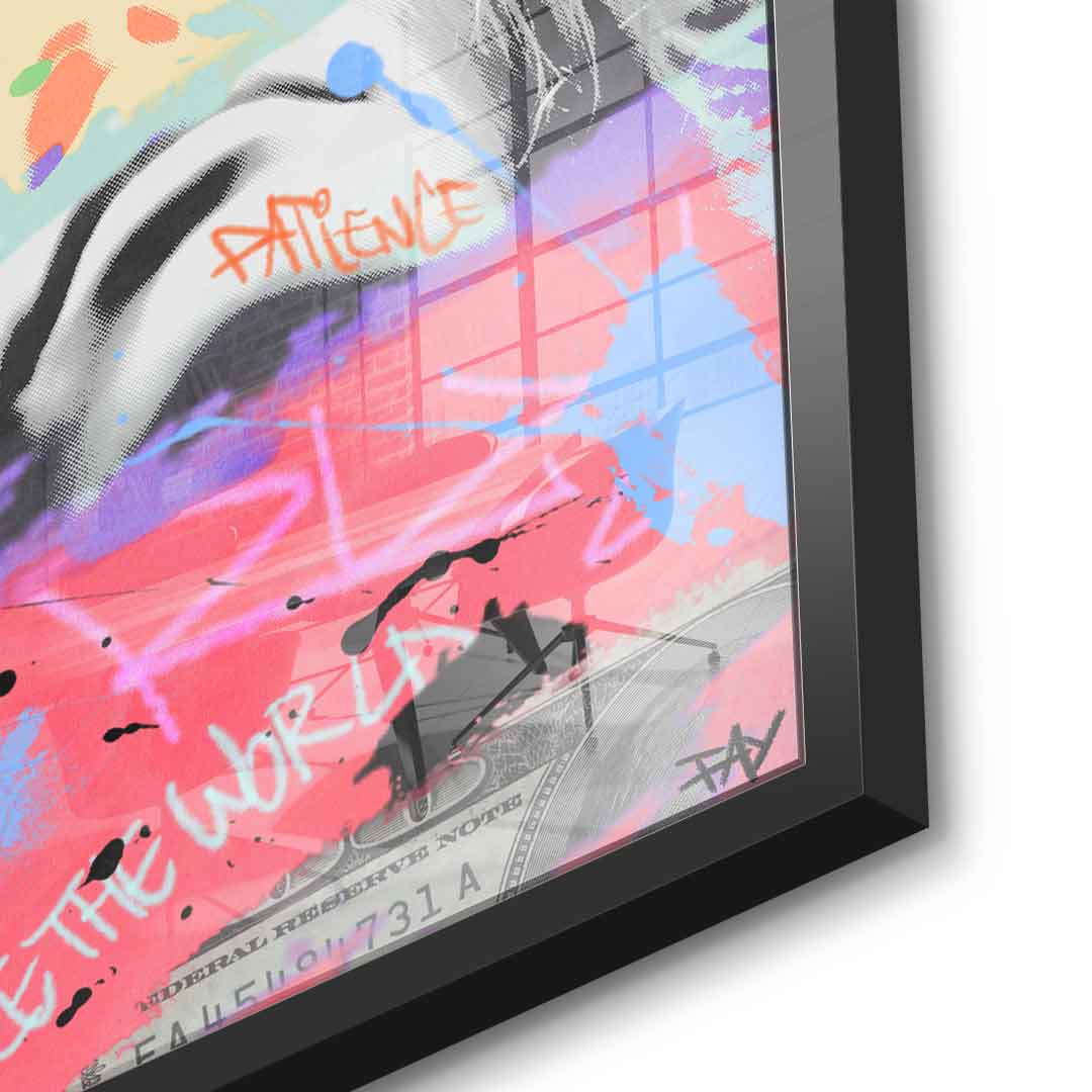 WEALTHY - acrylic glass