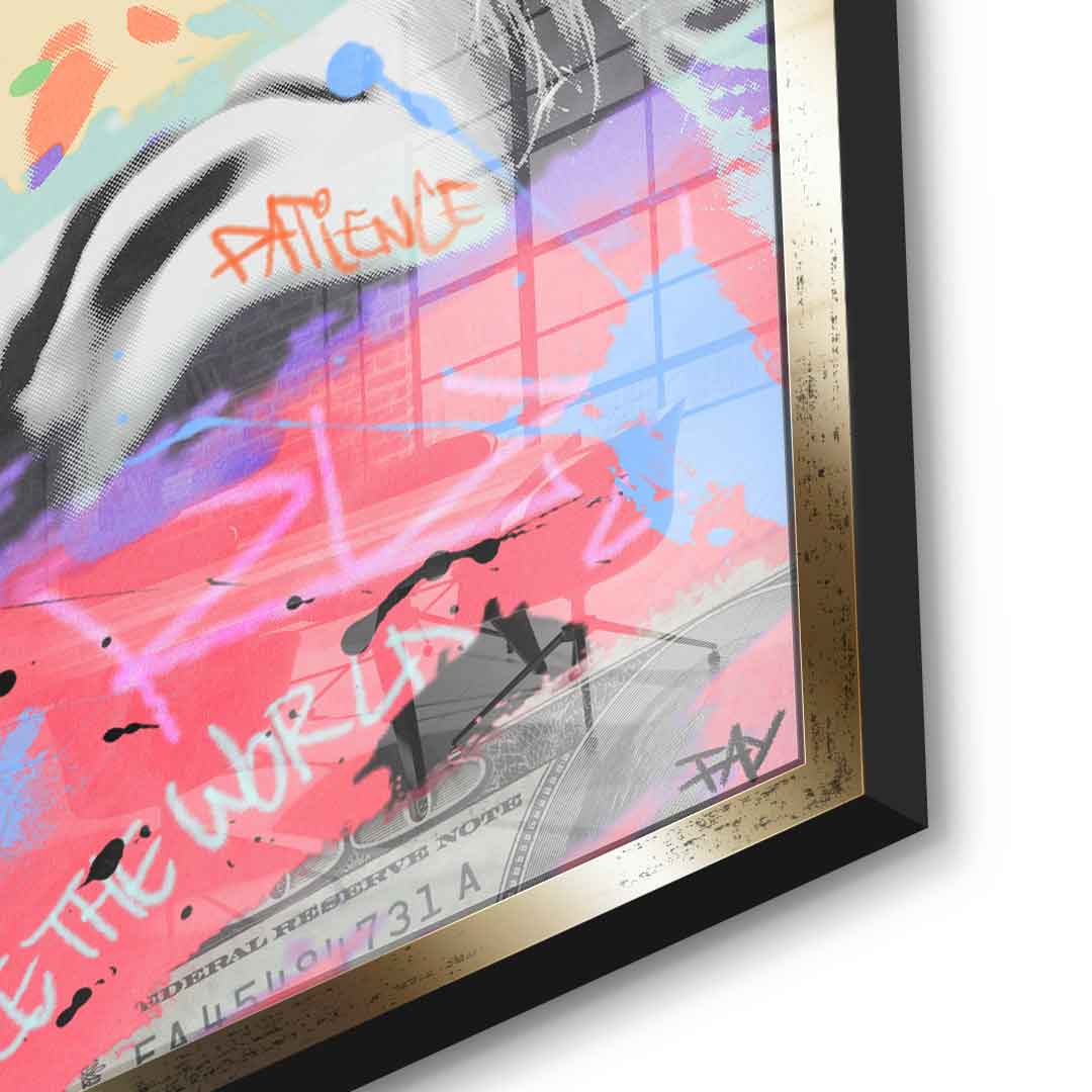 WEALTHY - acrylic glass