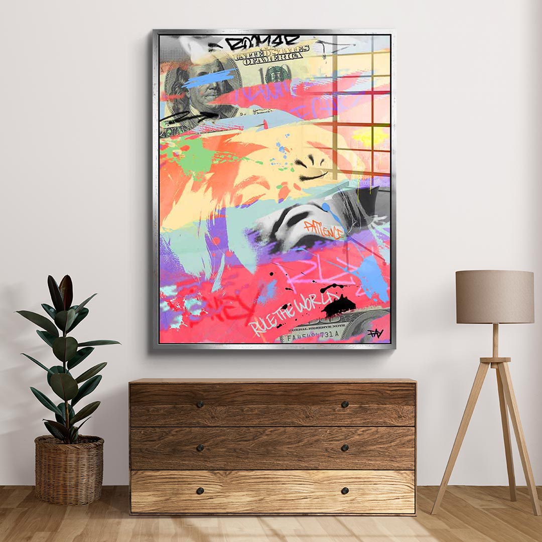 WEALTHY - acrylic glass