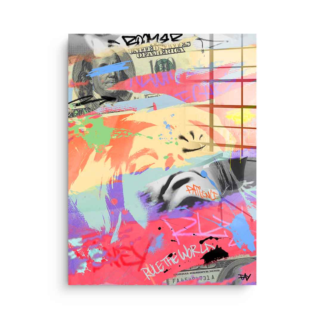 WEALTHY - acrylic glass