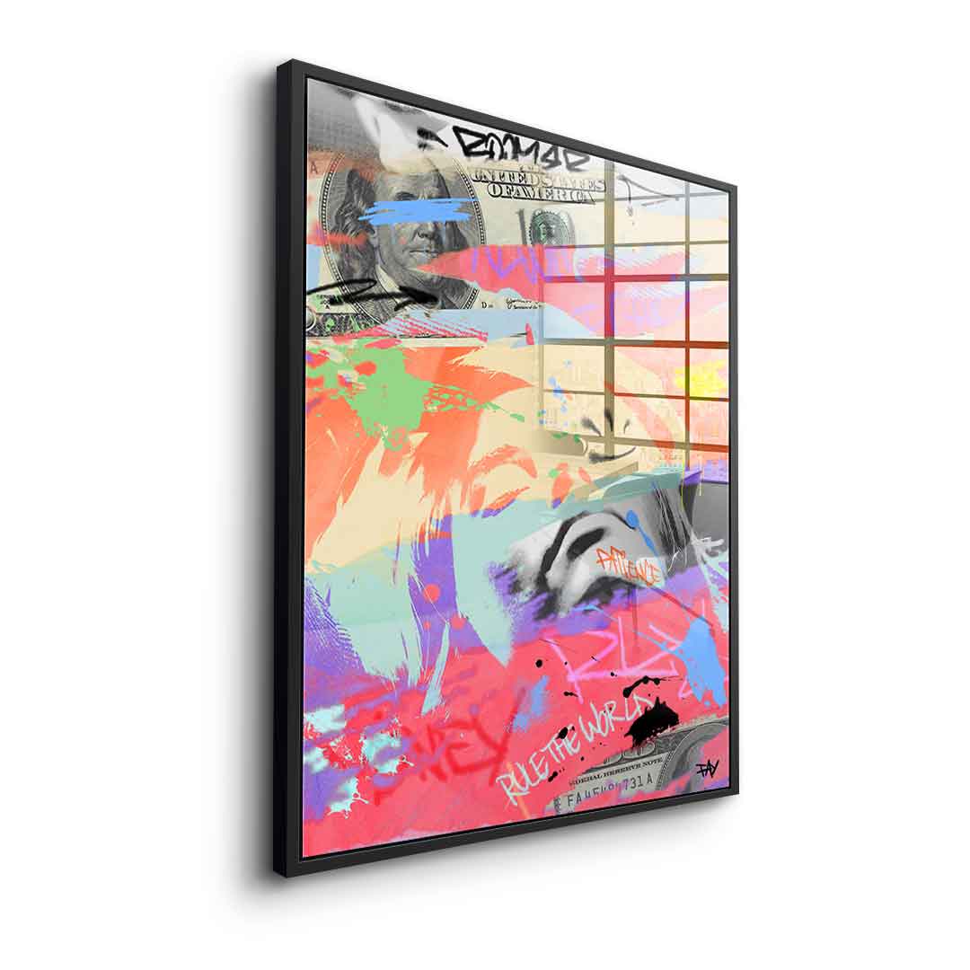 WEALTHY - acrylic glass