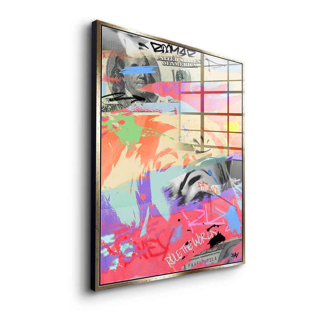 WEALTHY - acrylic glass