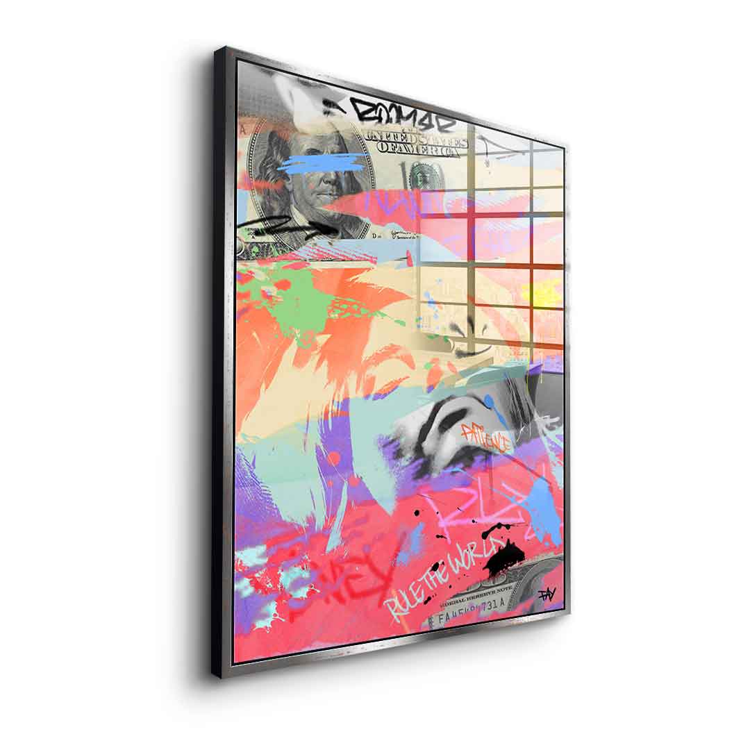 WEALTHY - acrylic glass